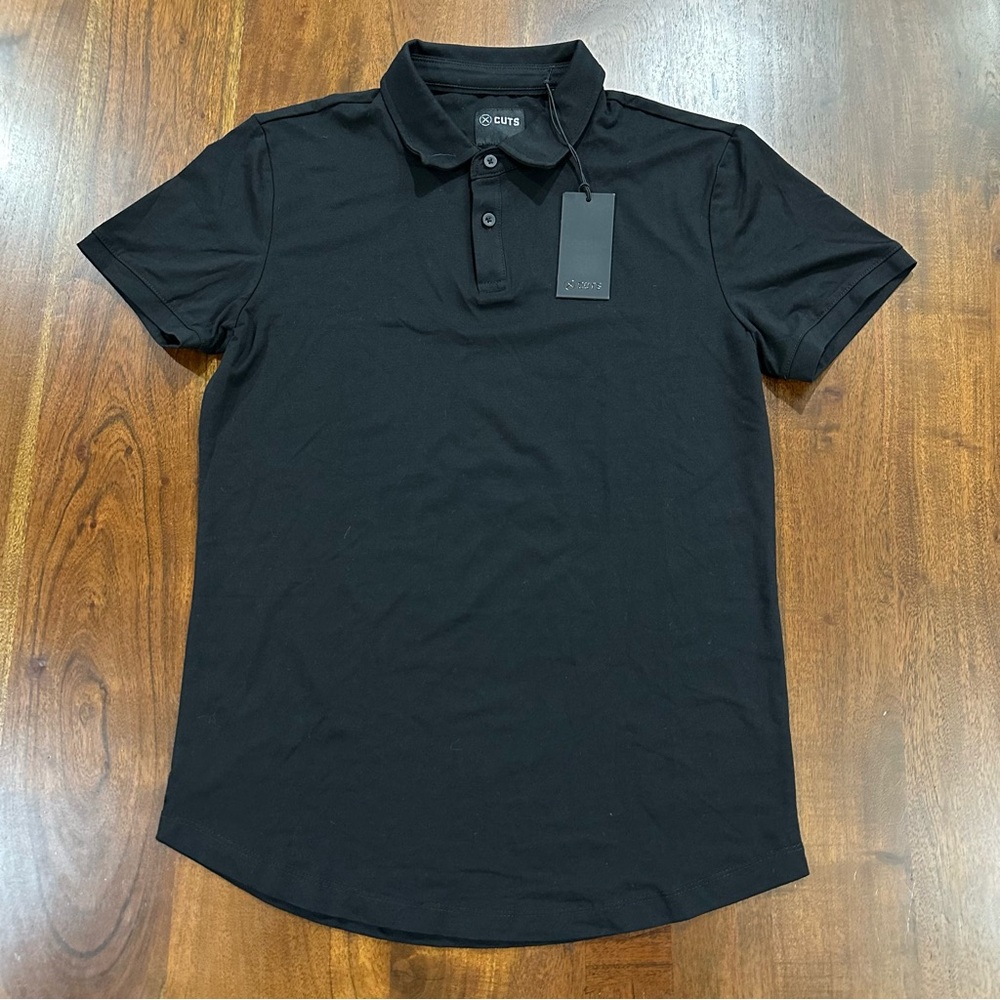 New! Cuts Men’s PYCA PRO Polo‎ Small Curve Hem Stretch Golf